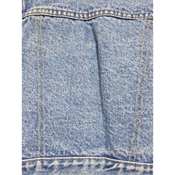 Vintage 1980-84 Levis Orange Tab Cropped Denim Trucker Jacket Womens XS/S Fits L - Picture 9 of 9